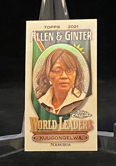 2021 Topps Allen Ginter Chrome World Leaders MWL 22 Saara