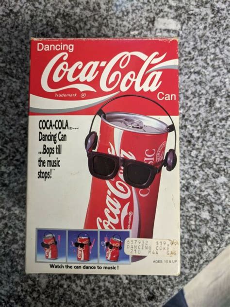 Battery Operated Dancing Coca Cola Can In Box With Paperwork Does Not