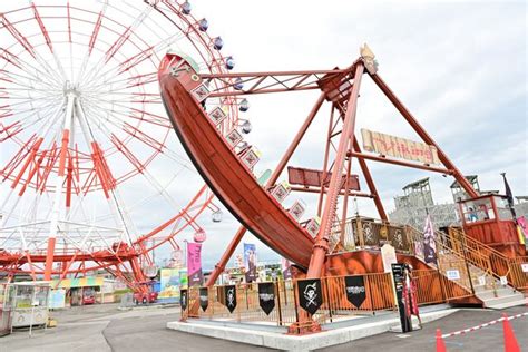 スリル満点の絶叫系ライド「バイキング」登場！ 公園感覚で気軽に楽しめるミラージュランド 日刊オンラインタクト 富山のイベント情報を日々