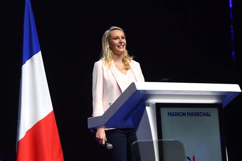 Pr Sidentielle Marion Mar Chal Ni Ce De Marine Le Pen Rallie Ric