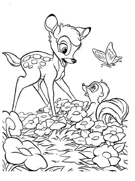 Coloriage Bambi Lescoloriages Net