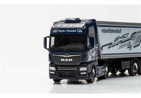 Herpa Man Tgx Xxl St Ffelliner Sattelzug Trio Trans