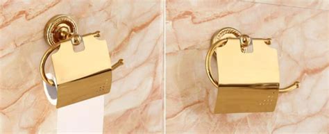 Shiny Gold Toilet Roll Holder #20244 – TIC Bathrooms