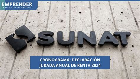 Sunat conoce aquí el cronograma para presentar la declaración jurada