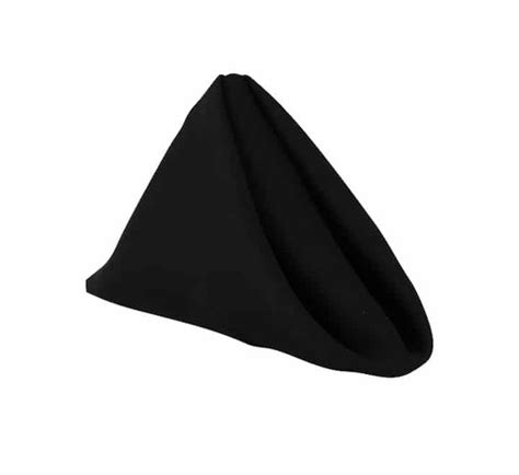 Napkin Black Special Events Handl