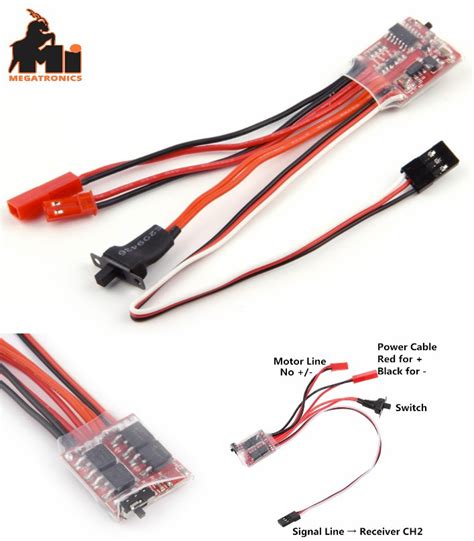 30A Esc Bidirectional Brushed ESC Electric Speed C