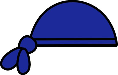 Blue Bandana Clip Art At Vector Clip Art Online Royalty