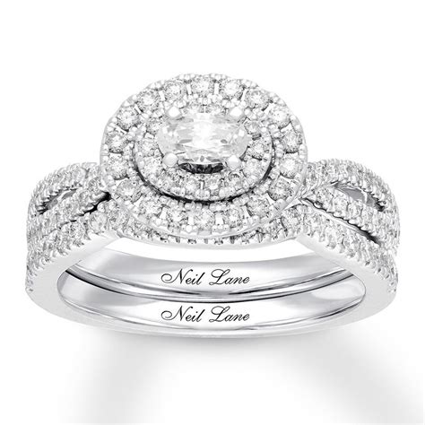 Neil Lane Diamond Bridal Set Cttw Oval Round K White Gold