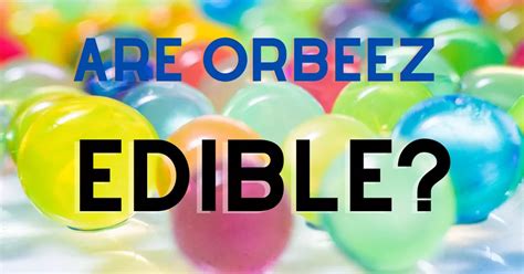 Are Orbeez Edible What Happens If You Eat Gel Blaster Balls