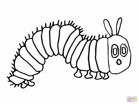 Hungry Caterpillar Coloring Pages Awesome Very Hungry Caterpillar Coloring Pages Free Download