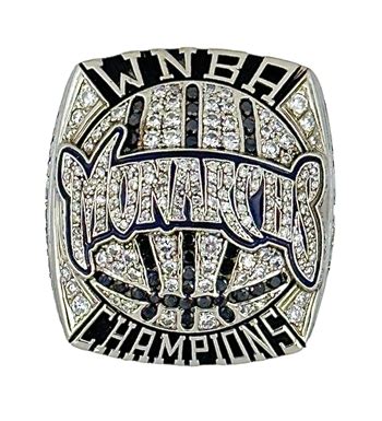 2005 Sacramento Monarchs WNBA World Champions 14K Gold & Diamond Ring!