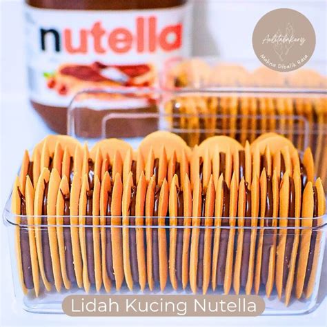 Jual Lidah Kucing Nutella Kuker Lidah Kucing Shopee Indonesia