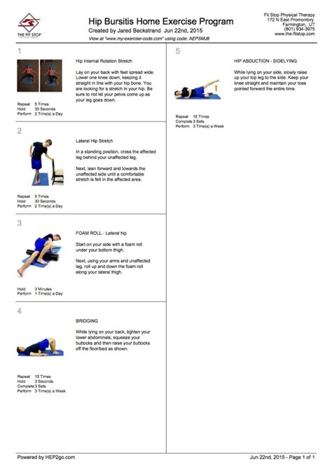 Best Exercises For Hip Pain Fit Stop Physical Therapy