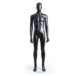 Busto De Maniquies Senor Color Negro Con Cabeza Y Base