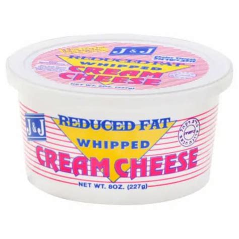 Jandj® Reduced Fat Whipped Cream Cheese 8 Oz Kroger