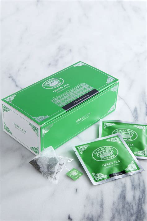 Raffles Green Tea Bag Raffles Arcade