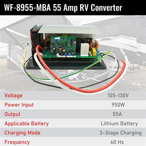 Wf 8955 Ad Mba Rv Power Converter For Wf 8955 Wf 8900 Parallax 7145 7155 Series Ebay