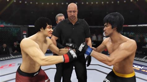 Jackie Chan Vs Bruce Lee Ea Sports Ufc Cpu Vs Cpu Crazy Ufc