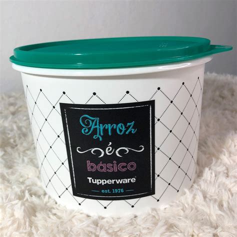 Tupperware Caixa de Arroz Linha Bistrô 2kg e 5kg MeV Artigos de Casa