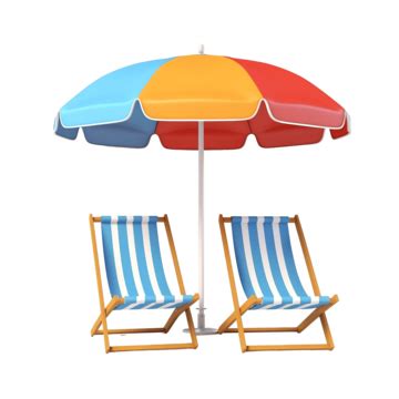 Beach Chair White Transparent Summer Color Beach Chair Summer Beach