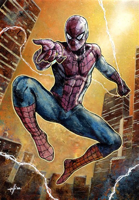 Spider Man Peinture Par Marco Russo Artmajeur