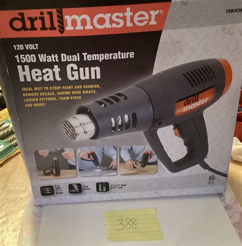 Drill Master Watt V Dual Temperature Heat Gun For Sale