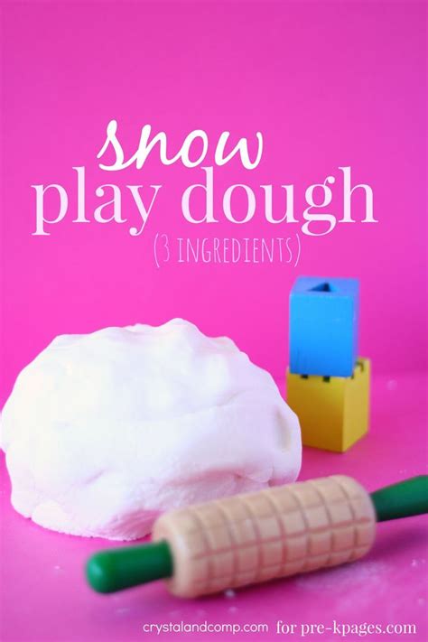 Classroom Recipes White Play Dough Fun Winter Crafts Winter