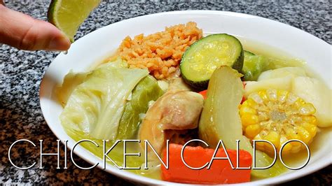 Chicken Caldo Recipe Mexican Style Chicken Soup CALDO DE POLLO