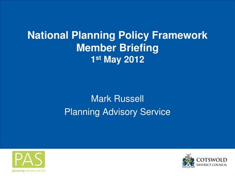 Ppt National Planning Policy Framework Member Briefing 1 St May 2012