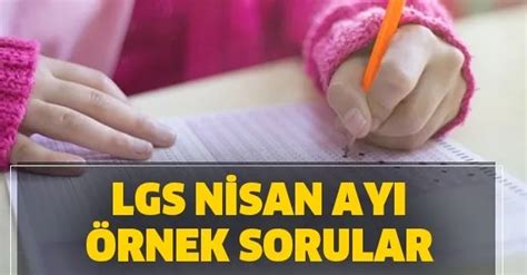 Lgs 2020 Nisan Ayı örnek Soruları Meb Sayısal Ve Sözel örnek Soru