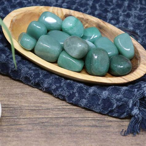 TGA - Green Aventurine Tumbled Stones (1 lb) - Nature's Artifacts