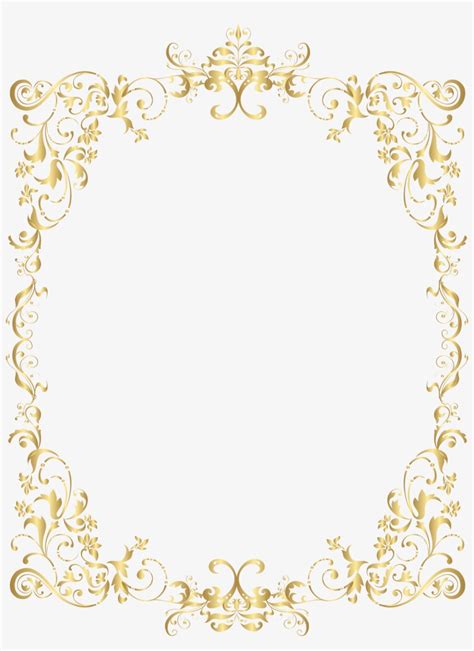 Border Fancy Frame Png