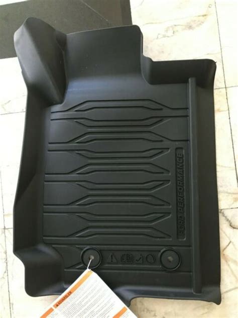 Genuine Ford Ranger Raptor Rubber Floor Mats Double Cab Performance Oem 2015 20 Ebay