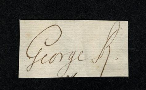 King George Ii Autograph Display