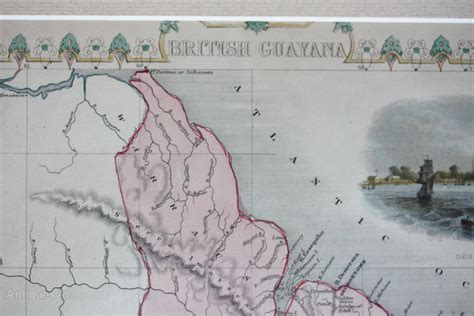 Antiques Atlas Antique Map Of British Guayana Rapkin Tallis