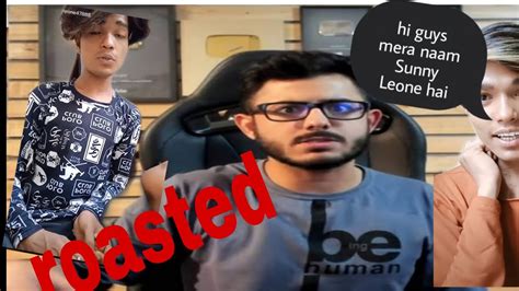 Carryminati Roasted Sunny Leone Tik Tok Queen Carryminati New Roast