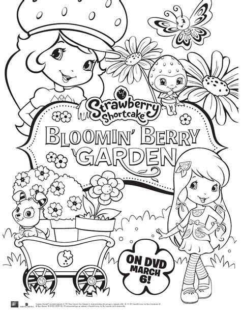 Shortcake Strawberry Coloring Pages