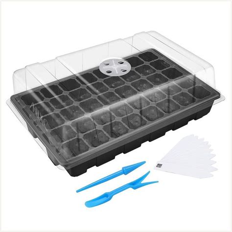 Mixc Seedling Trays Seed Starter Tray Pack Mini Propagator Plant