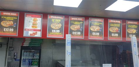 Menu at Crispy pizza pizzeria, London