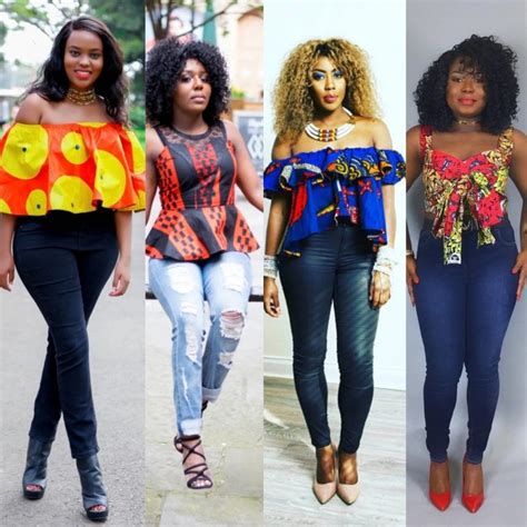 14 Trendy Ankara Tops And Jeans For Curvy Ladies Afrocosmopolitan