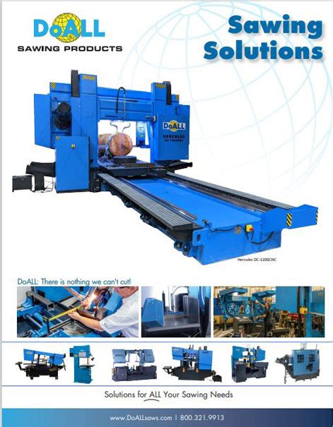 Discover Our Latest Sawing Solutions Brochure Doall Sawing Products