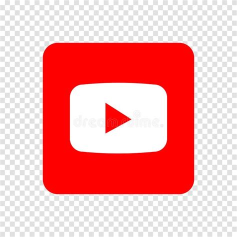 Social Media Icon Illustration Youtube Youtube Icon Editorial Stock