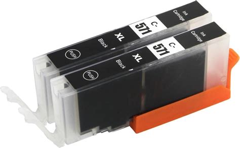 Go Inks 4 Black Ink Cartridges To Replace CLI 551Bk Compatible Non OEM