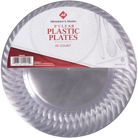 Disposable Clear Plastic Plates Crystal Clear Plastic Plates