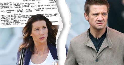 Secret Arrest Jeremy Renners Gay Secret Does Past Trouble Shed Light On His Divorce From Wife