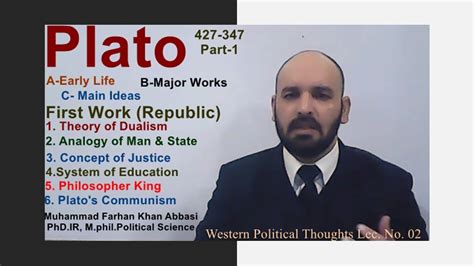 Plato Western Political Thoughts Lec No Republic I Philosopher