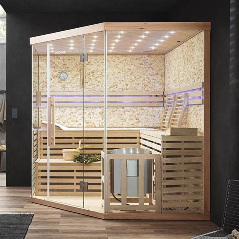 Home Deluxe Sauna Skyline XL BIG Kunststeinwand ALDI ONLINESHOP