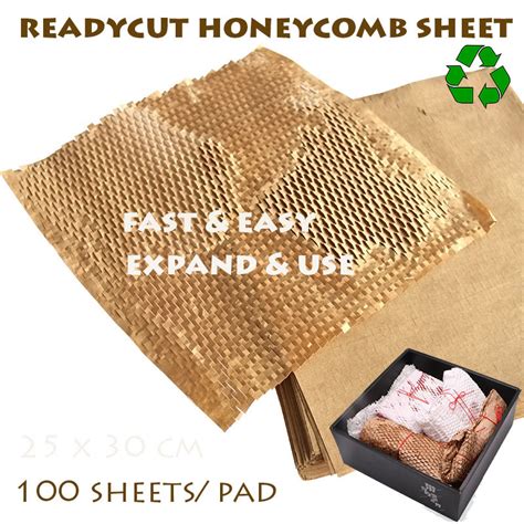 SG Tear Use Honeycomb Cushioning Wrap Paper Eco Friendly