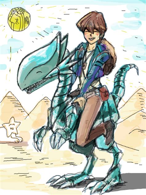 Seto and Blue Eyes White Dragon - Seto Kaiba Fan Art (22573331) - Fanpop