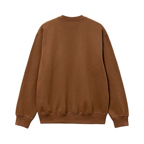 Carhartt Wip Carhartt Sweat Tamarindwhite Highlights